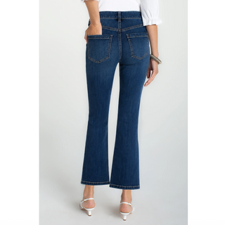 Hannah Crop Flare Jeans