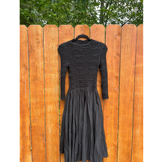 Textured-Top Dress