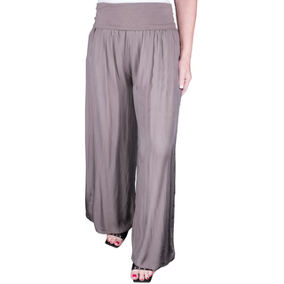 Mercedes Silk Pant - dolly mama boutique