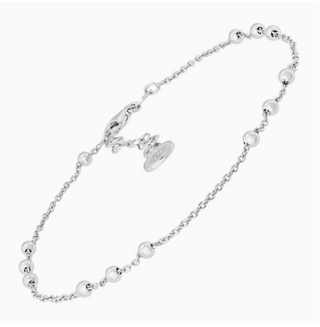 SLV Bead Anklet