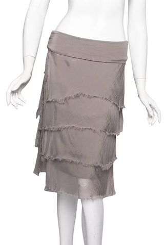 Skirt #SS203 Marisa Silk Ruffle - dolly mama boutique