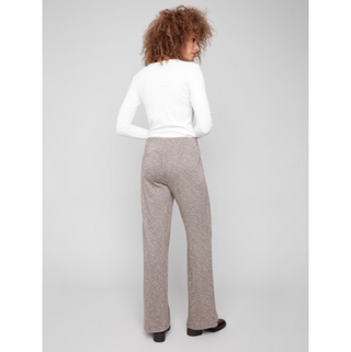 Herringbone Wide-Leg Pant