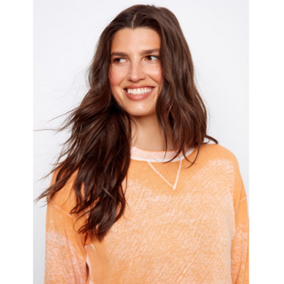 Reverse-Print Sweater - dolly mama boutique