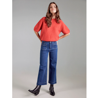 Elbow-Sleeve Sweater - dolly mama boutique