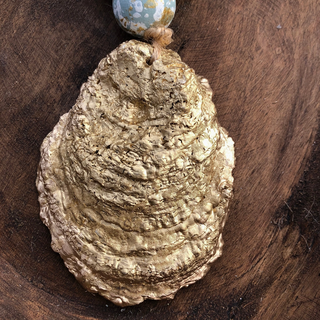 Natural Oyster Blessing Beads - dolly mama boutique