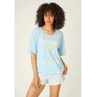 "Feelin' Salty" PJ Tee - dolly mama boutique