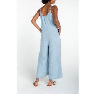 Wide-Leg Floral Jumpsuit - dolly mama boutique