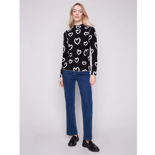 Gutsy Reversible Mock-Neck Sweater