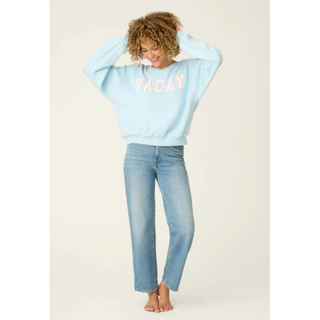"Vacay" Fleece Pullover - dolly mama boutique