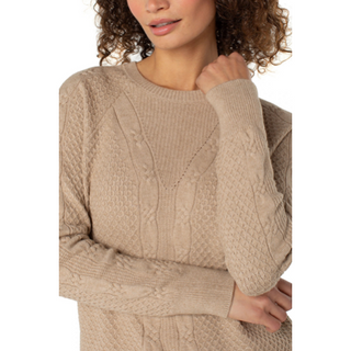 Diamond Knit Crewneck Sweater