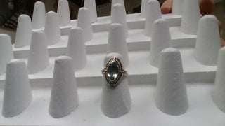 Marquise Blue Topaz Ring