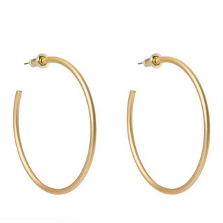 Fine Line Hoop Earrings - dolly mama boutique