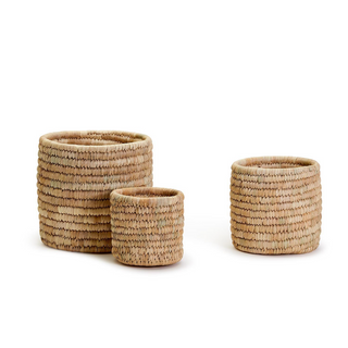 Hand Woven Date Leaf Basket - dolly mama boutique