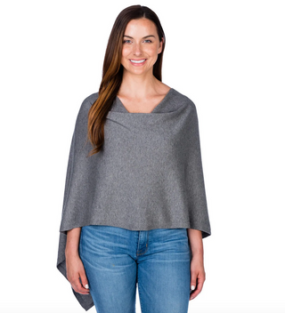 Cotton Cashmere Poncho