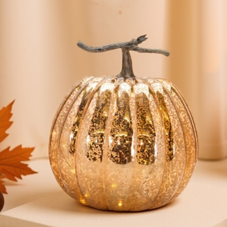 Metallic LED Pumpkins