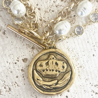Triple Strand Bee Bracelet - dolly mama boutique