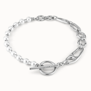 Pearl & Match Toggle Necklace