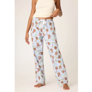 Snowy Pinecone Flannel Pants