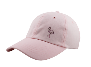 Rachel Cap with Crystal Flamingo