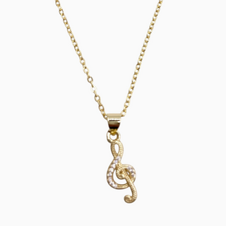 Treble Clef Necklace