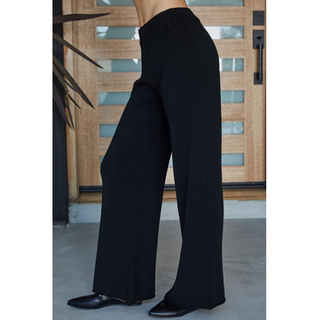 Italian Flared Knit Pant - dolly mama boutique