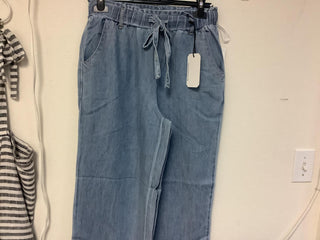 Pull On Denim Pant Waist Tie