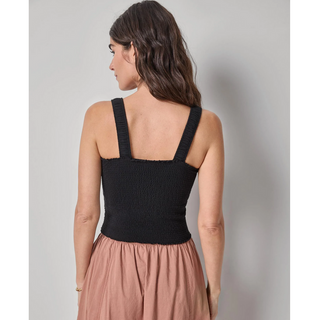 Organic Smocked Tank