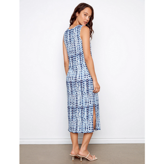 Sleeveless Zigzag Knit Dress