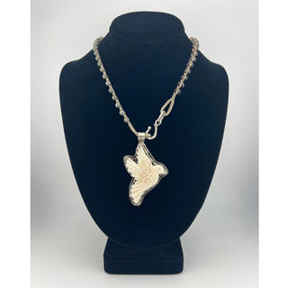 Bone Bird Pendant Necklace