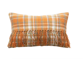 Fall Flannel Plaid Pillow CF3515