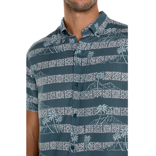 Men's Short-Sleeve Button-Up Shirt - dolly mama boutique