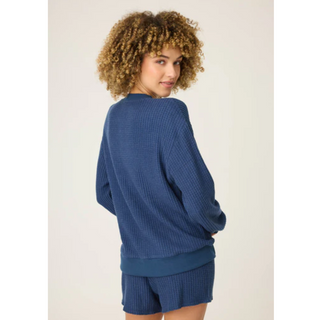 Morning Waffle Henley - dolly mama boutique