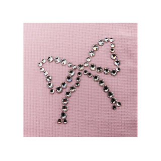 Kim High-Pony Cap with Crystal Bow - dolly mama boutique