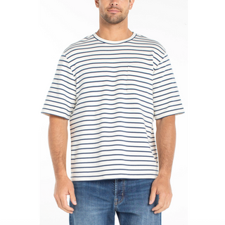 Men's Striped Crew Sweatshirt - dolly mama boutique