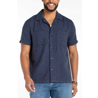 Men's Short-Sleeve Button-Up Shirt - dolly mama boutique