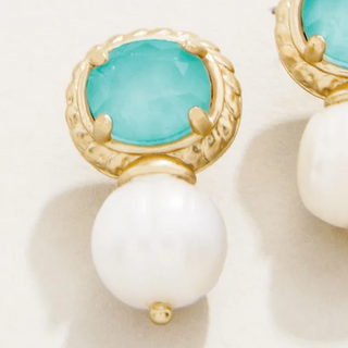 Karina Petite Pearl Earrings