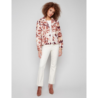 Floral Sherpa Jacket - dolly mama boutique