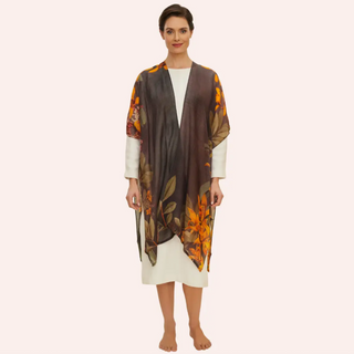 Wool Wraparound Kimono