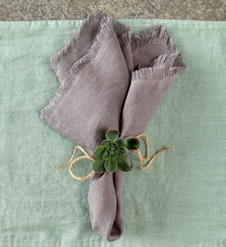 Linen Napkins - Taupe