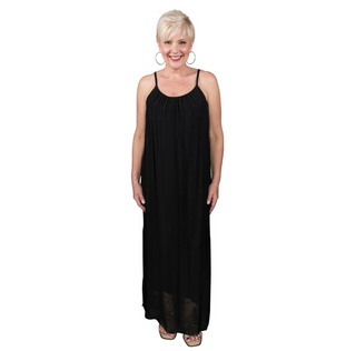 Marla Silk Maxi Dress DT222 - dolly mama boutique