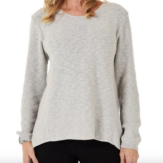 Seamed Slub Sweater