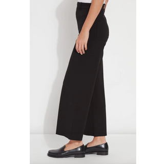 Erin High-Waist Wide-Leg Ponte Pant - dolly mama boutique