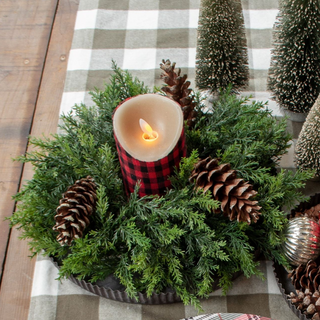 Cedar Candle Ring - dolly mama boutique