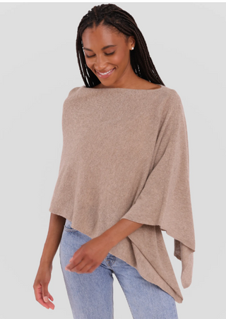 Cashmere Poncho - dolly mama boutique
