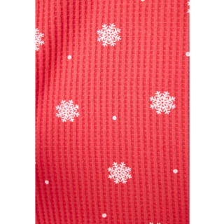 Waffle Knit Ski Jammie Set