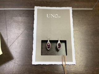Drop Wine Crystal Earrings