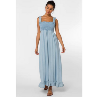 Kaydence Smocked Maxi Dress - dolly mama boutique