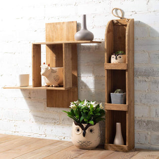 Wooden Wall Shelf - dolly mama boutique