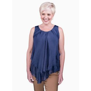 Briana Layered Tank - dolly mama boutique