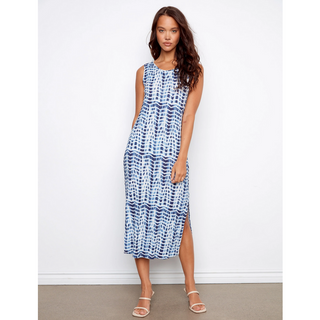 Sleeveless Zigzag Knit Dress